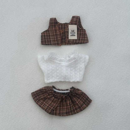 Labubu Clothing Accessories for V1 V2 V3 DIY Doll Clothes Fashion Birthday Gift Children's Toys Cute Ragdoll Skirts Bundle Pants