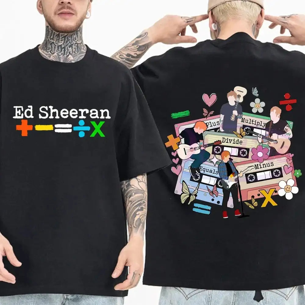New Ed Sheeran Tour 2024 T-Shirts unisex - Hiddengem