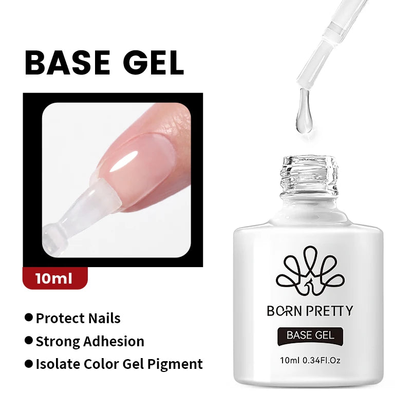 BORN PRETTY 10ML Nude Brown Fall Gel Nail Polish White Halloween Fall - Hiddengem