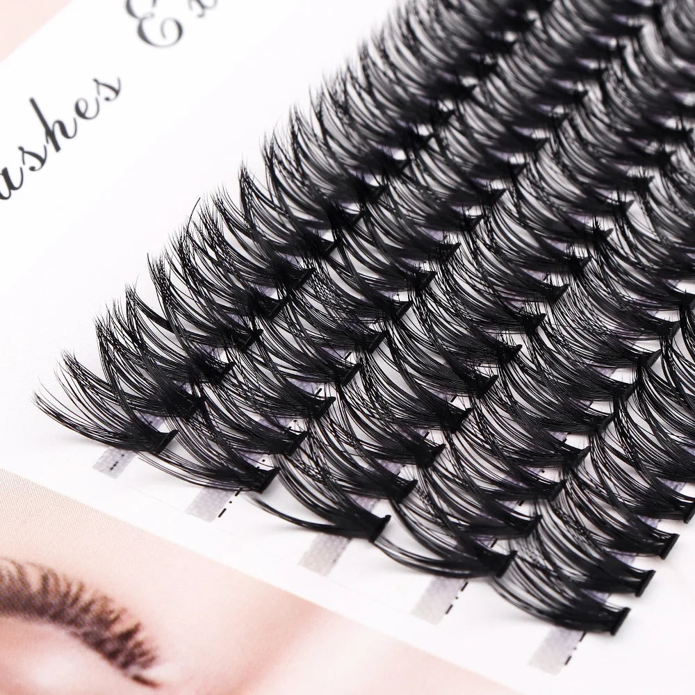 100Pcs 20 30 40D eyelash Individual C/D/DD Cluster EyeLashes Grafting False Eyelashes eyelash extension individual lash bunch