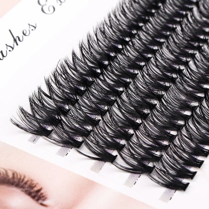 100Pcs 20 30 40D eyelash Individual C/D/DD Cluster EyeLashes Grafting False Eyelashes eyelash extension individual lash bunch
