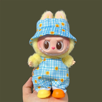2025 New Labubu 17cm Doll Clothes Outfit Accessories for Korea Kpop Exo Labubu V1 V2 Idol Cool Handsome Clothing Gift