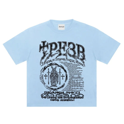 Hip Hop Streetwear Men T Shirt
