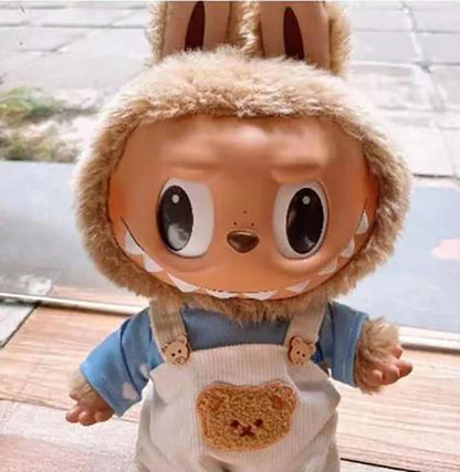 Labubu Clothes Series Doll 38cm Doll Fashion Outfit Macaron Color Collectible Blind Box Cute DIY Clothes For Bjd Cosplay Gift
