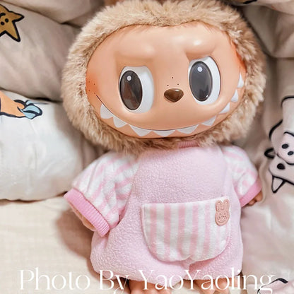 Labubu Clothes Series Doll 38cm Doll Fashion Outfit Macaron Color Collectible Blind Box Cute DIY Clothes For Bjd Cosplay Gift