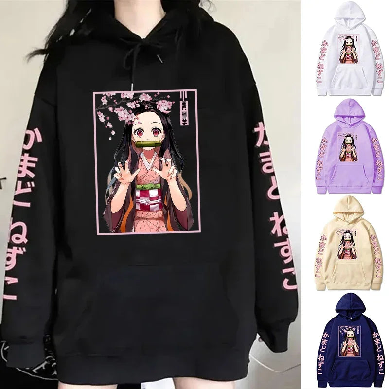 Unisex anime street hoodie - Hiddengem
