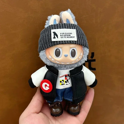 17cm Labubu doll accessories Clothing suitable for V1 V2 V3labubu fashion personality cute toy birthday gift