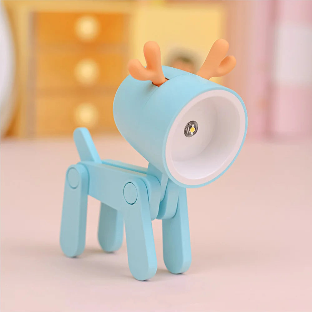 LED Night Light Mini Folding animal for desk