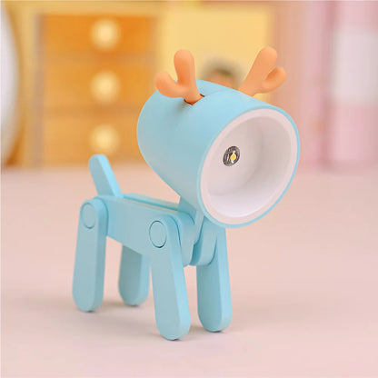 LED Night Light Mini Folding animal for desk