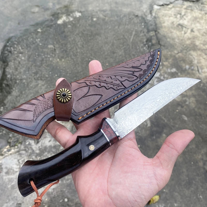 VG10 Damascus Hunting Tactical Survival Knife/Blade - Hiddengem