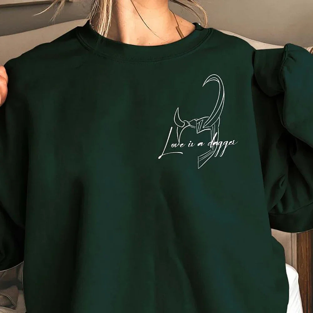 Love Is A Dagger Shirt Loki Retro Shirt - Hiddengem