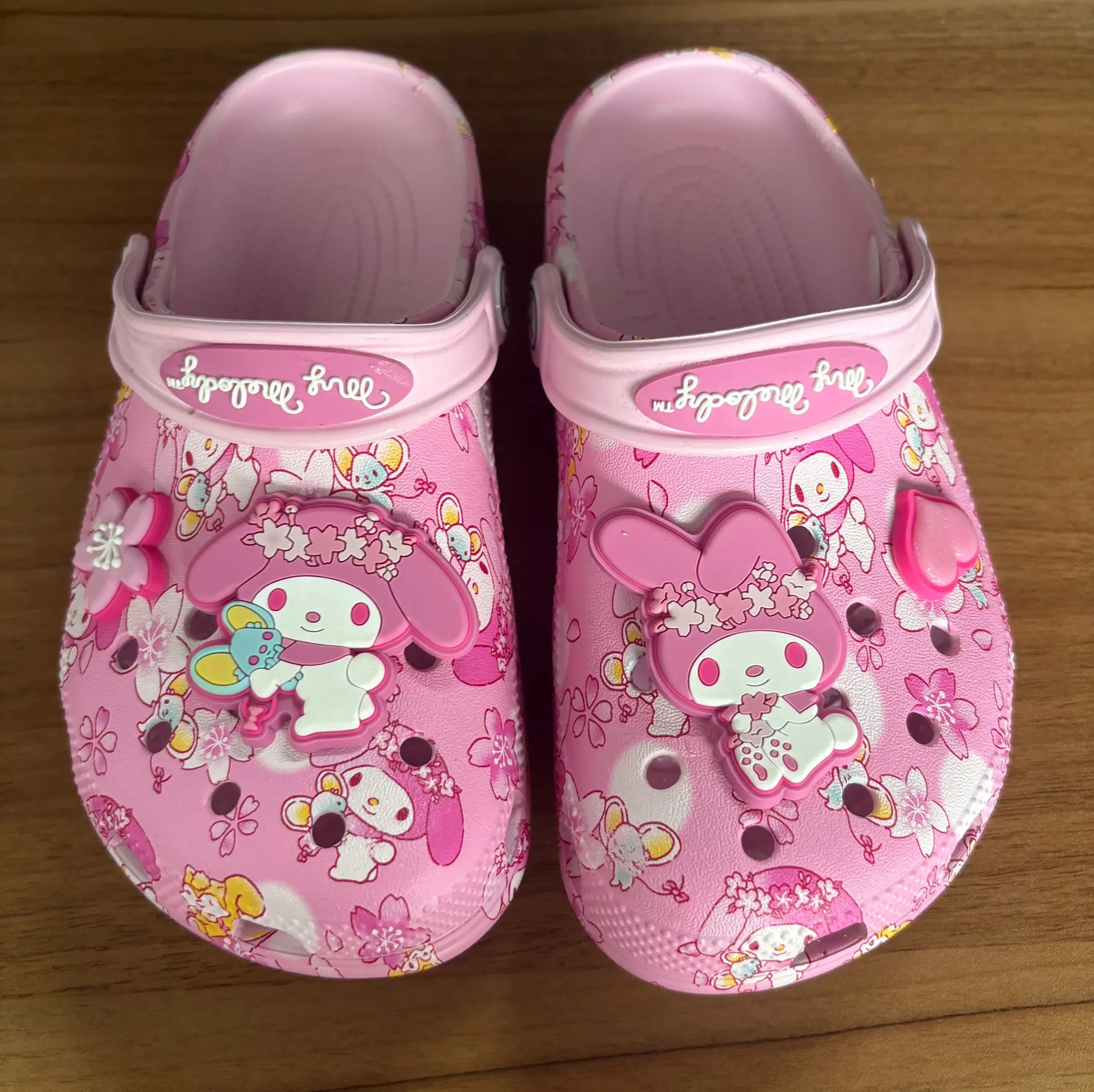 Children Hello Kitty My Melody Hole Sandals  Kawaii - Hiddengem