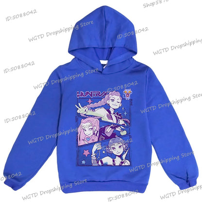 Hip Hop KPop Demon Hunters Hoodies Teenager
