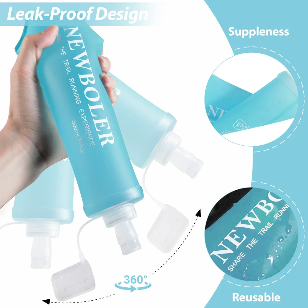 NEWBOLER Camping collapsing smart water bottle - Hiddengem
