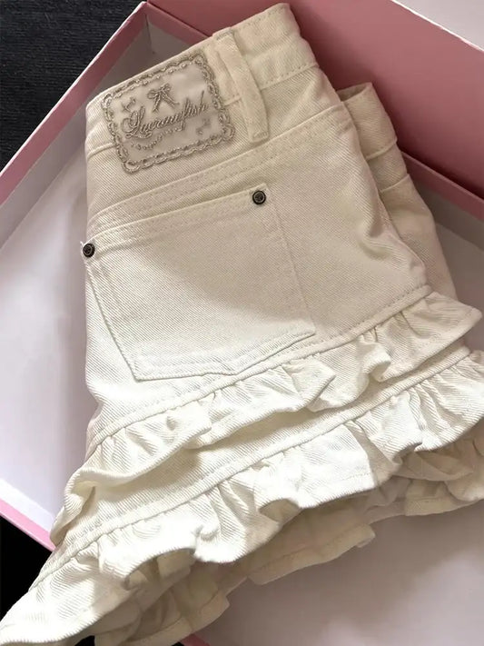 High Waist Slimming Casual  Jeans Short - Hiddengem