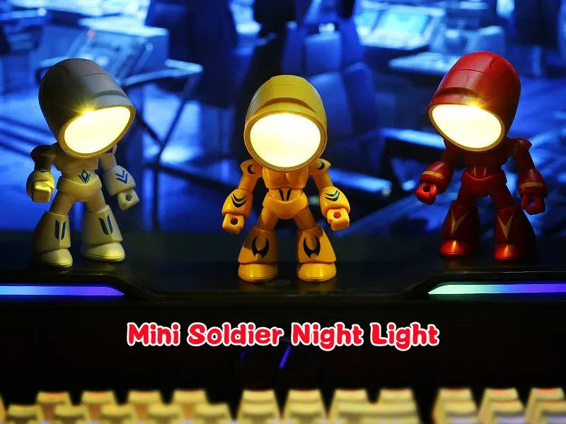 LED Night Light Mini Folding animal for desk