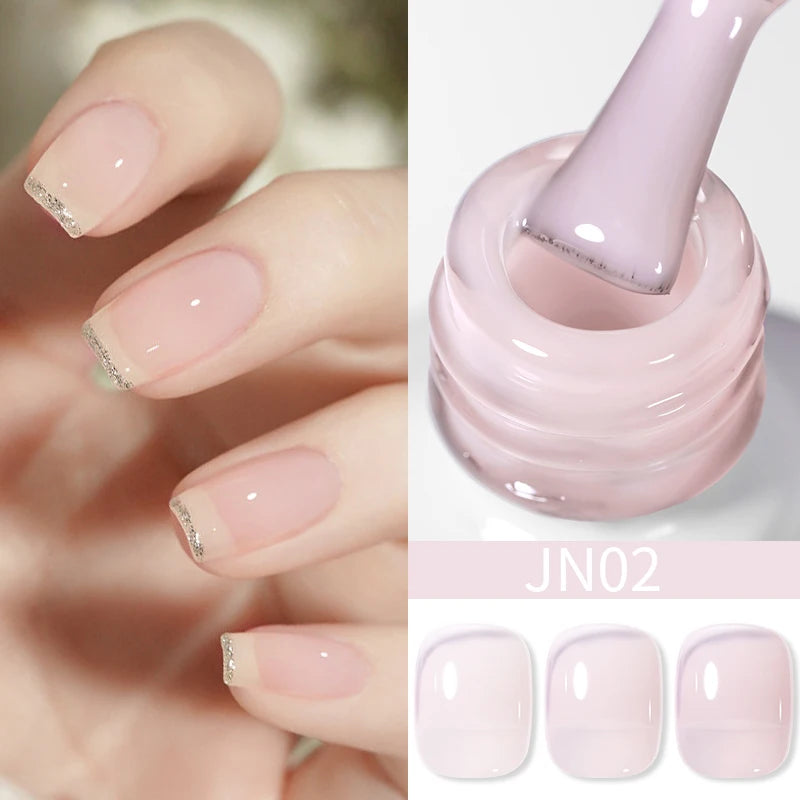 BORN PRETTY 10ML Nude Brown Fall Gel Nail Polish White Halloween Fall - Hiddengem