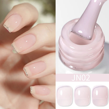 BORN PRETTY 10ML Nude Brown Fall Gel Nail Polish White Halloween Fall - Hiddengem