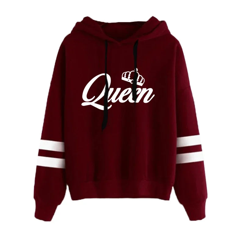 Queen Lady's hooded  Pullover - Hiddengem