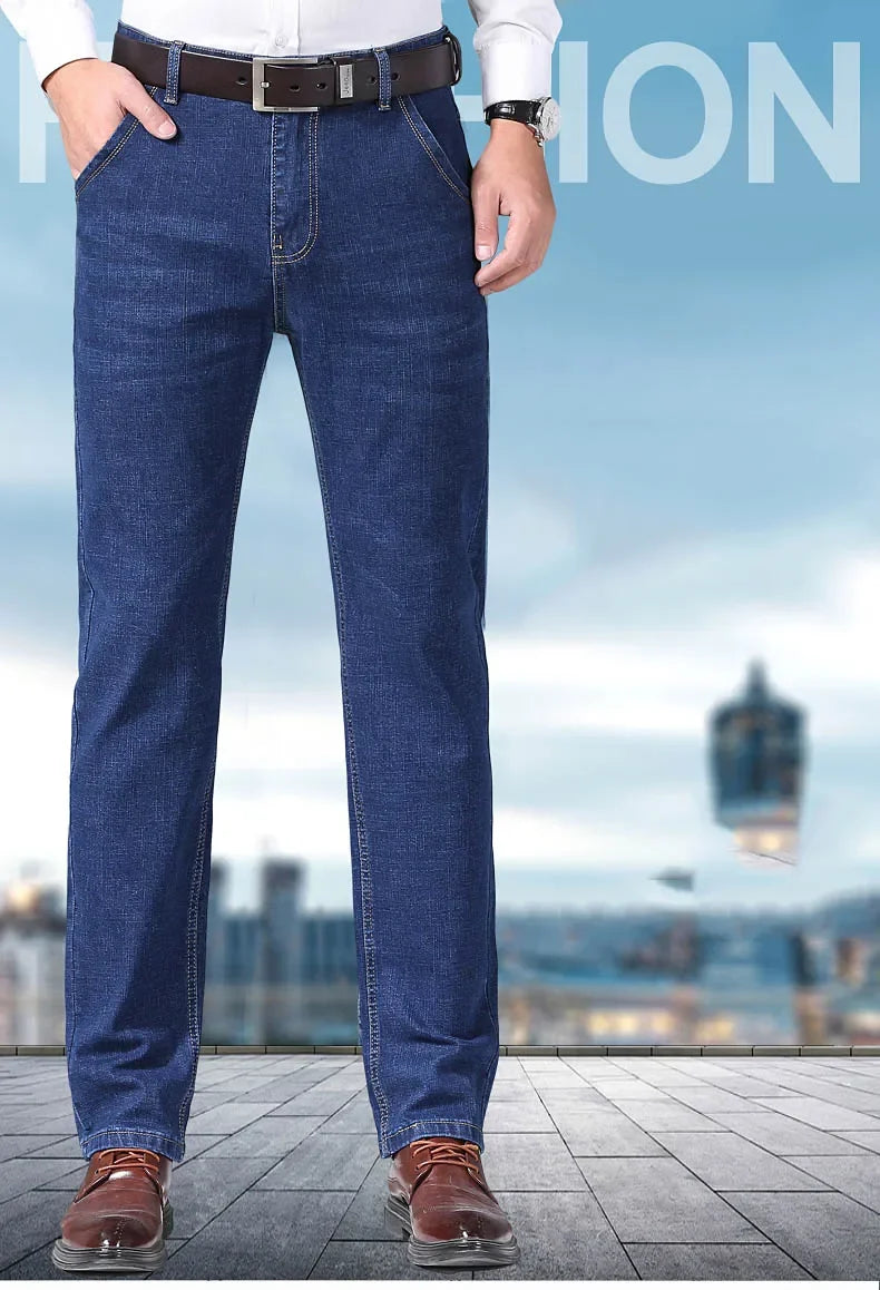 New Men Light Luxury Stretch Jeans - Hiddengem