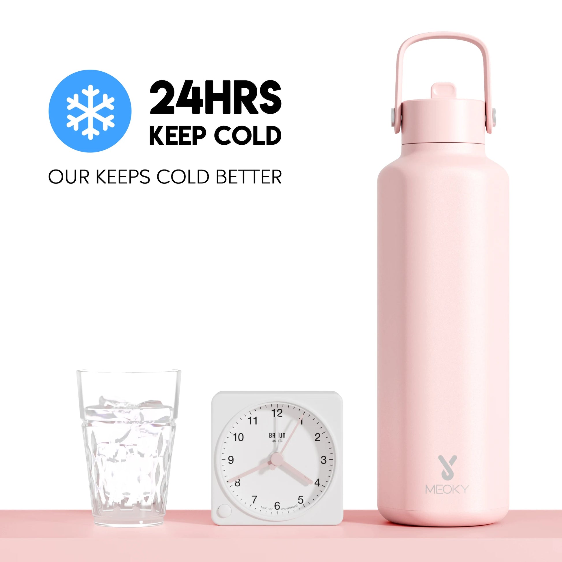 Meoky 24oz Insulated Tumbler With 2 Spout Lid And Straw - Hiddengem