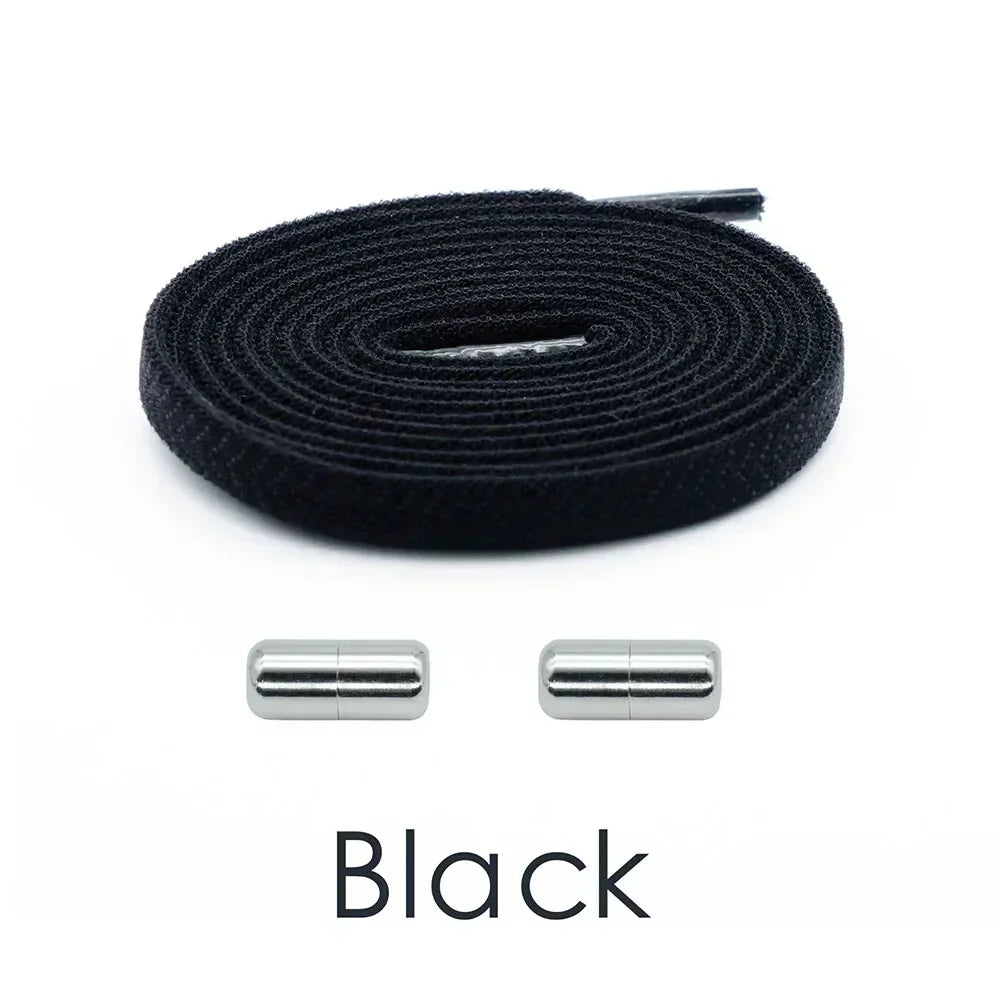 Elastic No Tie Shoelaces Flat Shoe Laces - Hiddengem
