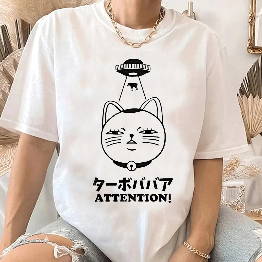 Dandadan Cat Anime Top - Hiddengem