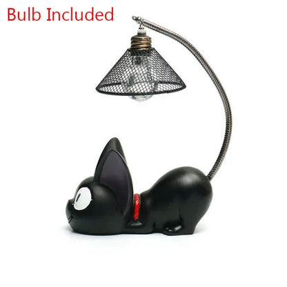 Led Night Light Resin cute blackCat