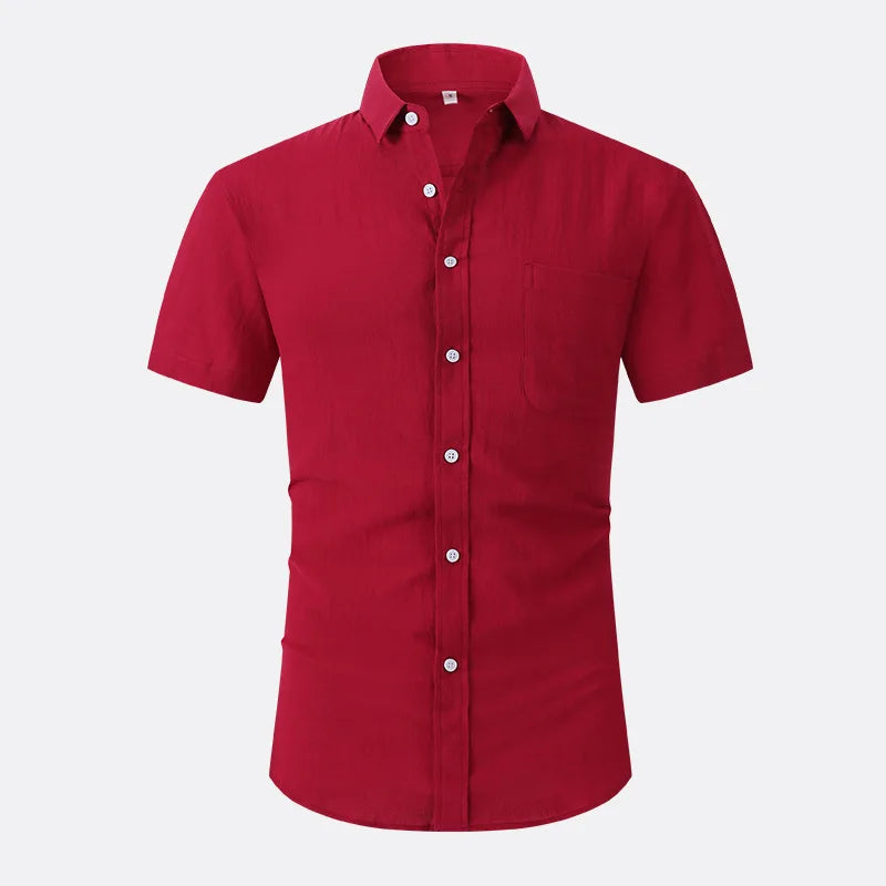 Anti-Wrinkle Stretch Slim Elasticity Fit Male - Hiddengem