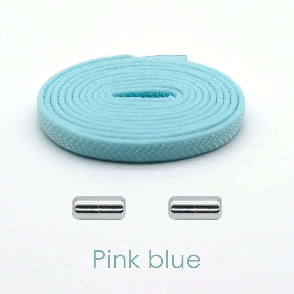 Elastic No Tie Shoelaces Flat Shoe Laces - Hiddengem