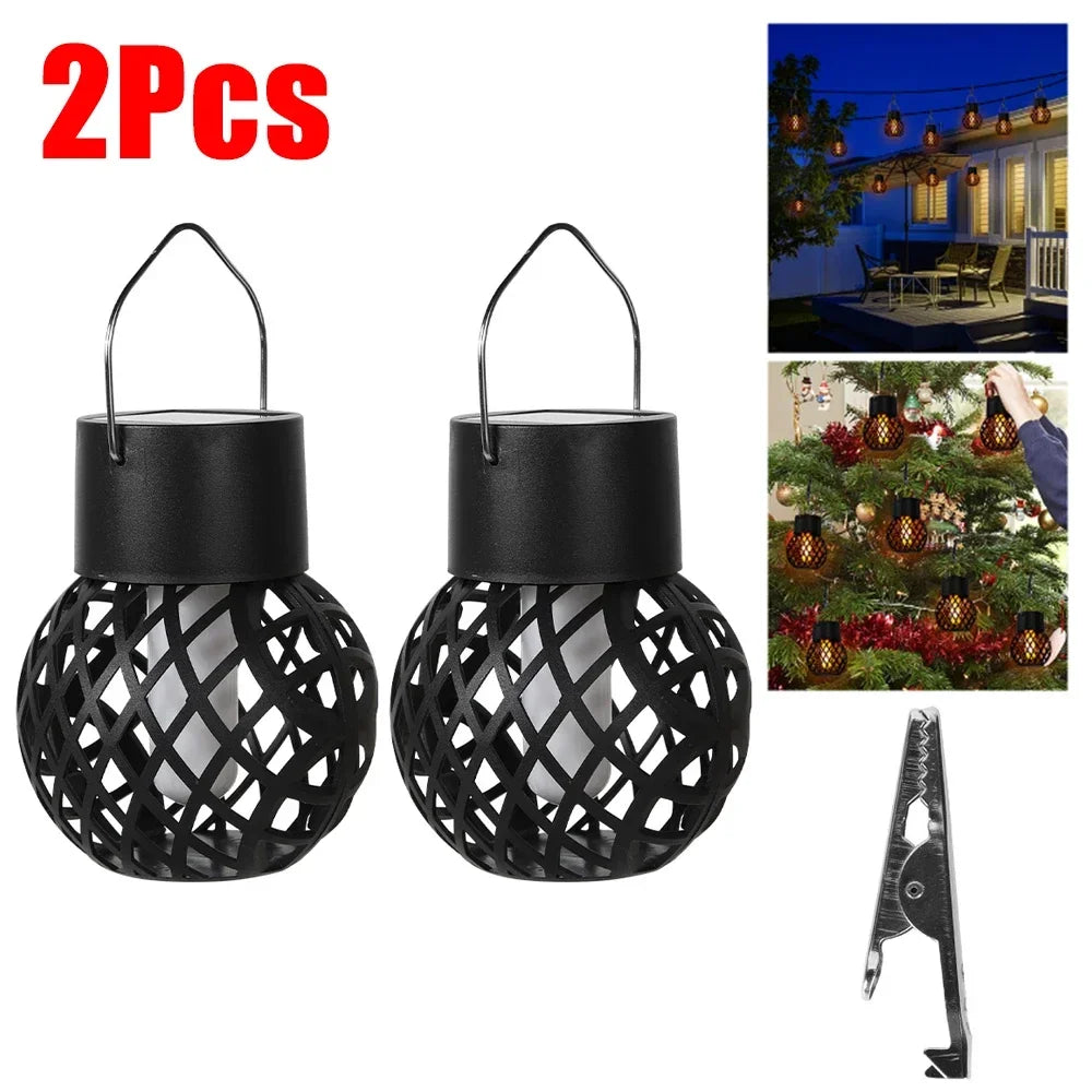 Solar Flame Hanging Ball Lamp - Hiddengem
