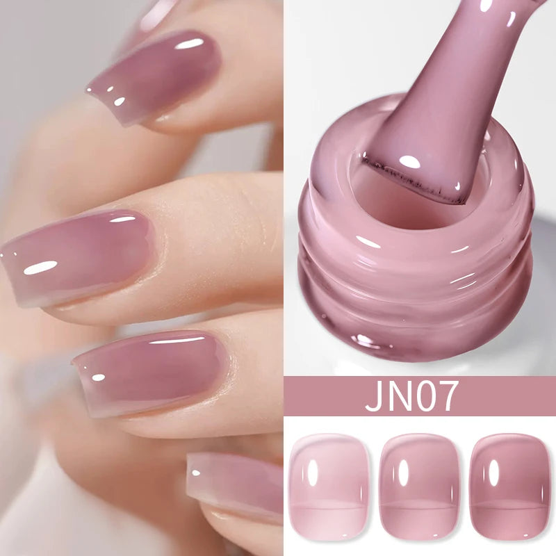BORN PRETTY 10ML Nude Brown Fall Gel Nail Polish White Halloween Fall - Hiddengem