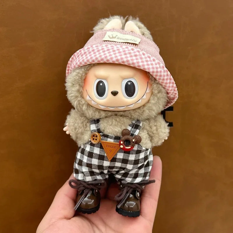 17cm Labubu doll accessories Clothing suitable for V1 V2 V3labubu fashion personality cute toy birthday gift