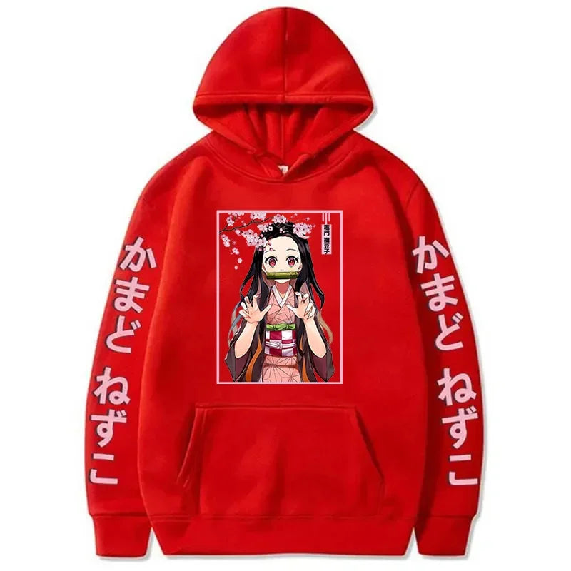 Unisex anime street hoodie - Hiddengem