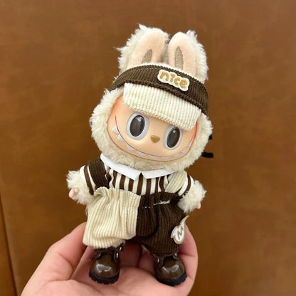 17cm Labubu doll accessories Clothing suitable for V1 V2 V3labubu fashion personality cute toy birthday gift