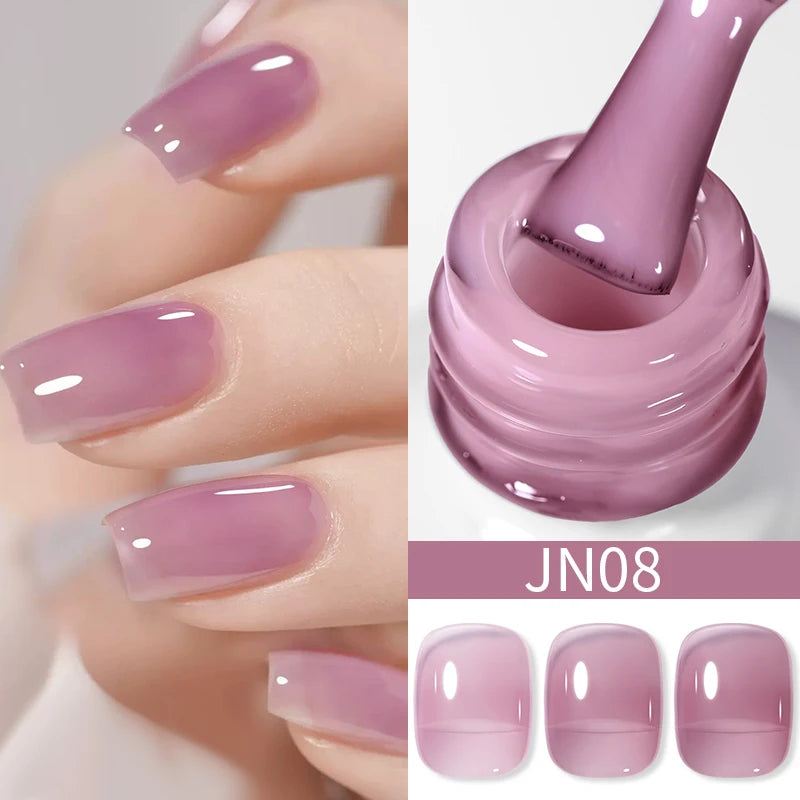 BORN PRETTY 10ML Nude Brown Fall Gel Nail Polish White Halloween Fall - Hiddengem