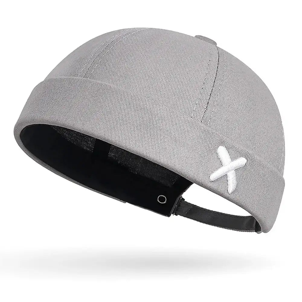 Men Hip Hop Hats Vintage Beanie Hat Summer Adjustable Landlord Hat Trendy Streetwear Docker Cap Women men Brimless Skullies Cap