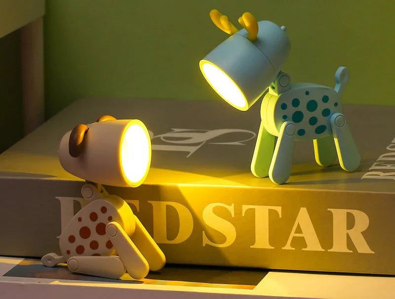 LED Night Light Mini Folding animal for desk
