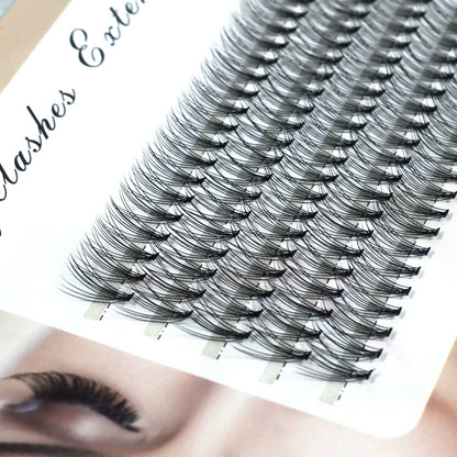 100Pcs 20 30 40D eyelash Individual C/D/DD Cluster EyeLashes Grafting False Eyelashes eyelash extension individual lash bunch