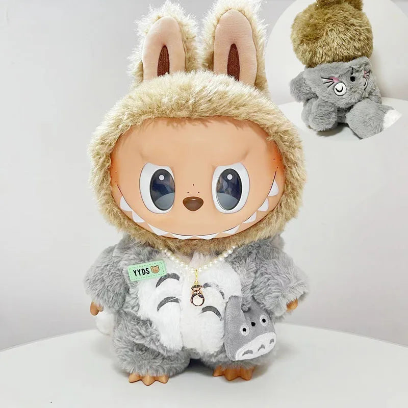 Labubu Clothes Series Doll 38cm Doll Fashion Outfit Macaron Color Collectible Blind Box Cute DIY Clothes For Bjd Cosplay Gift