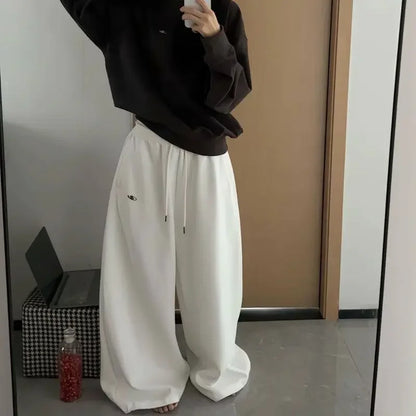 retro hip-hop oversized ladies black streetwear