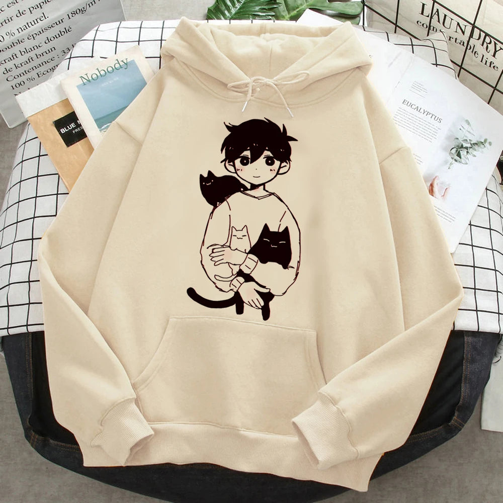 Omori aesthetic Kawaii Hooded Shirt - Hiddengem