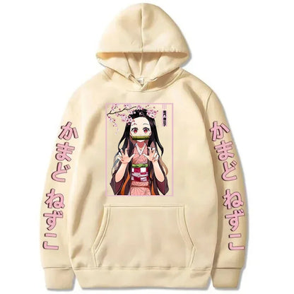Unisex anime street hoodie - Hiddengem
